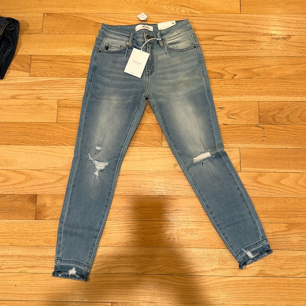 NWT KanCan mid rise ankle skinny jeans